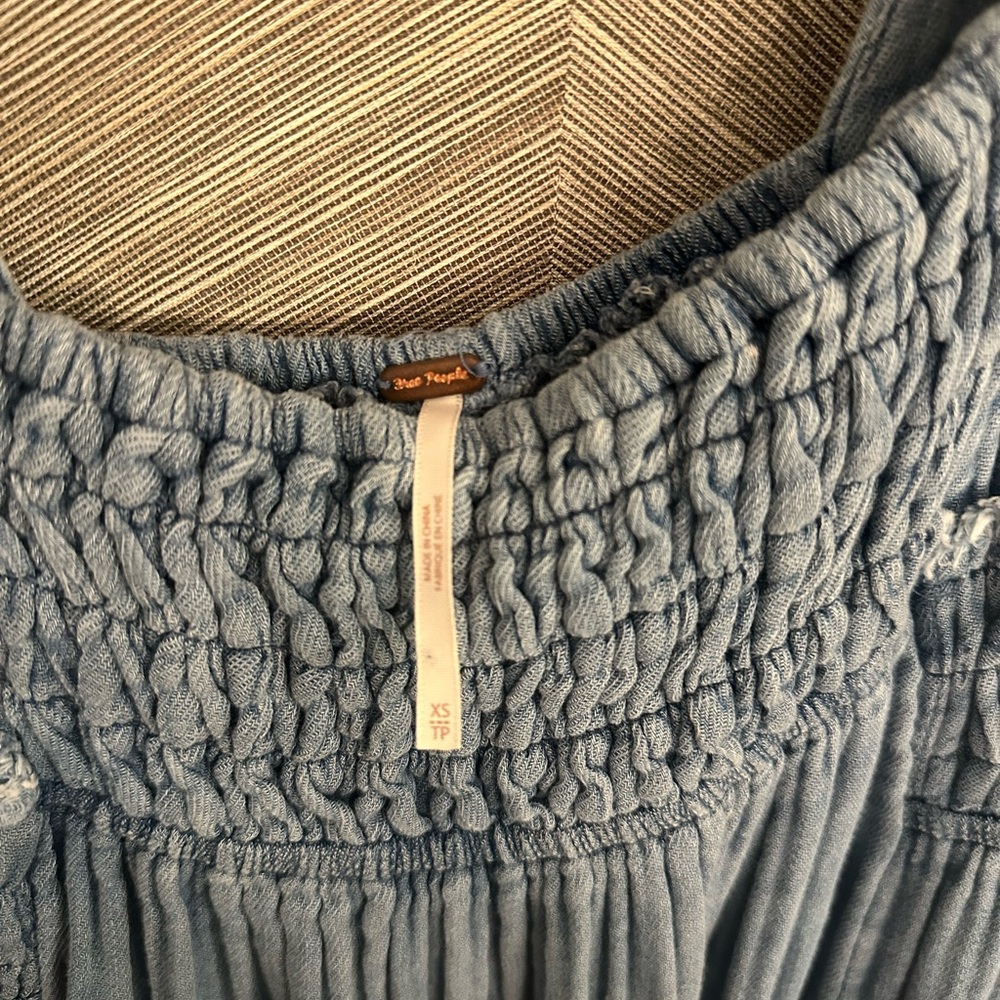 Free People Indigo Delphine Midi Dress - Picture 6 of 6